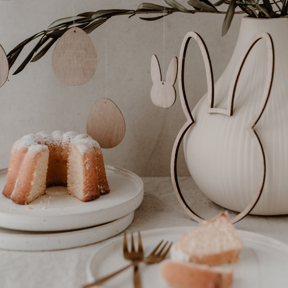 Couronne en bois Lapin Nature