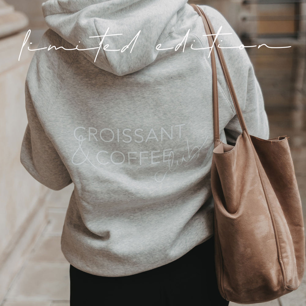 Limitierter Hoodie Croissant & Coffee Club