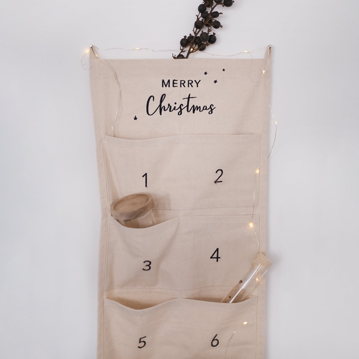 Calendrier de l'Avent Merry Christmas 30cm